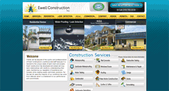 Desktop Screenshot of ewellconstruction.com